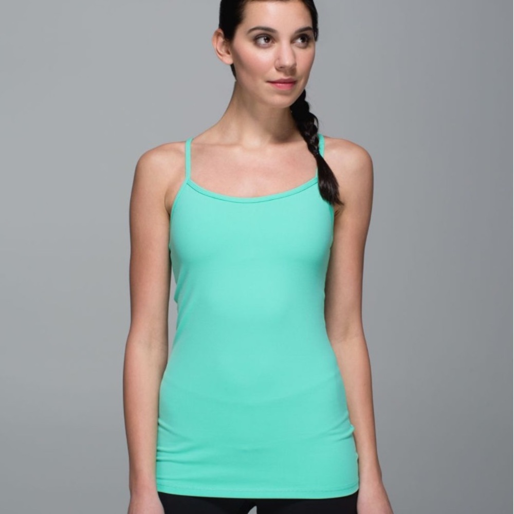 Lululemon Power Y Tank Size 4 in Mint Green